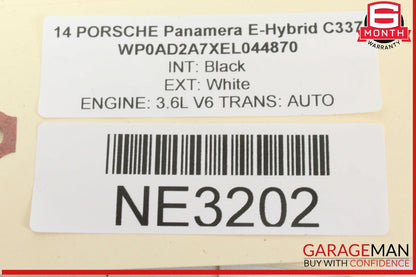 12-16 Porsche Panamera 970 E-Hybrid Trunk Subwoofer Speaker w/ Amplifier OEM
