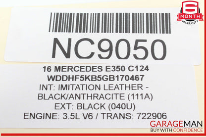 08-18 Mercedes W212 E350 Front Left and Right Side Door Audio Speaker OEM