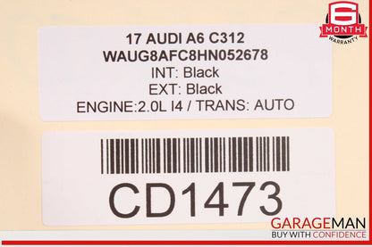 12-18 Audi A6 A7 Front Left Lower Bottom Seat Cushion OEM