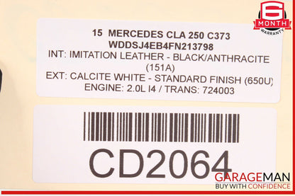 14-18 Mercedes W117 CLA250 Front Hood Bonnet Cover Panel OEM