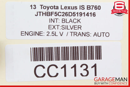 06-13 Lexus IS250 IS350 Steering Column Switch Assembly OEM