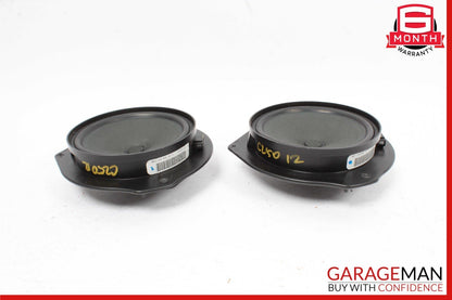 08-15 Mercedes W204 C250 Front Right & Left Door Sound Speakers Set of 2 OEM