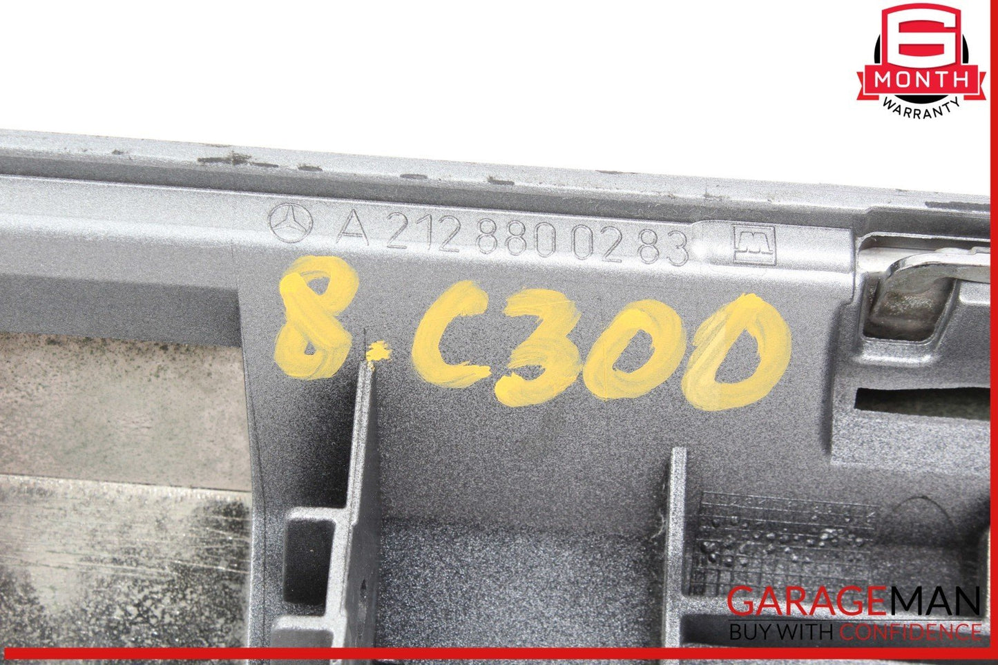 08-13 Mercedes W204 C300 E350 E550 Front Radiator Grille Grill Cover Chrome OEM
