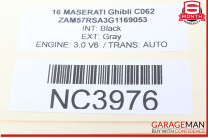 14-18 Maserati Ghibli Rear Door Sound Audio Speaker Set of 2 Pc OEM