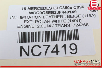 18-20 Mercedes X253 GLC350e Rear Liftgate Lock Latch Actuator 0997400600 OEM