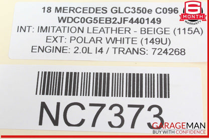 18-20 Mercedes X253 GLC350e Front Left Side Steering Wheel w/ Paddle Shifters