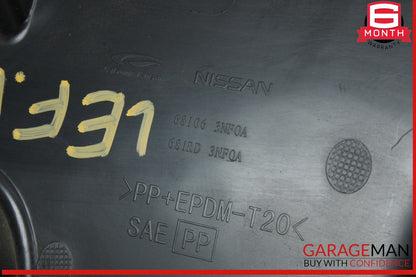 13-17 Nissan Leaf Front Left Driver Side Lower Trim Instrument Panel 681063NF0A