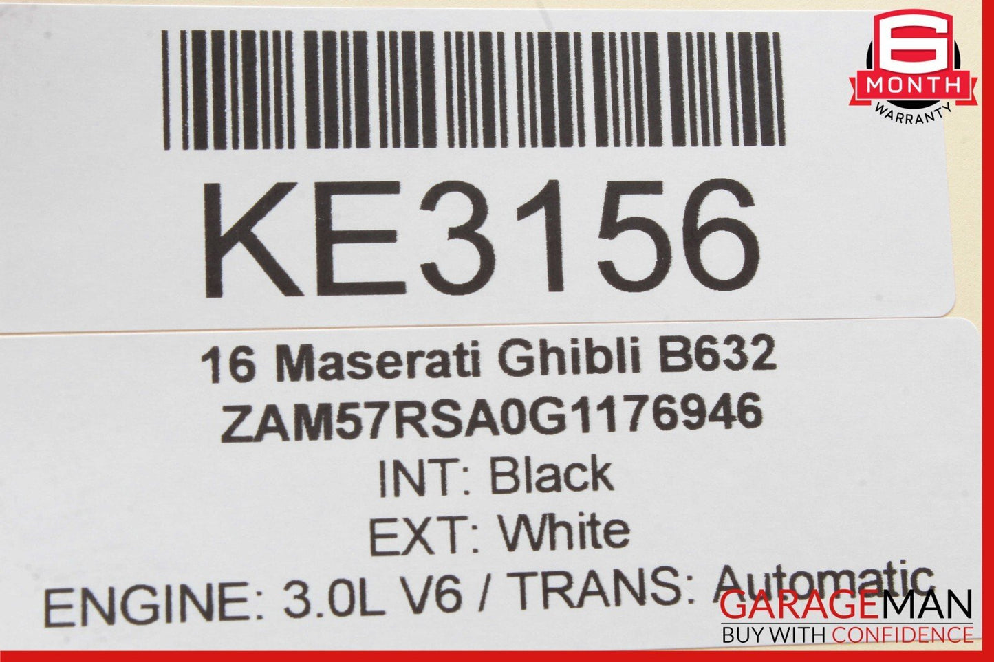 14-21 Maserati Ghibli Front Left Driver Side Exterior Door Handle Assembly OEM
