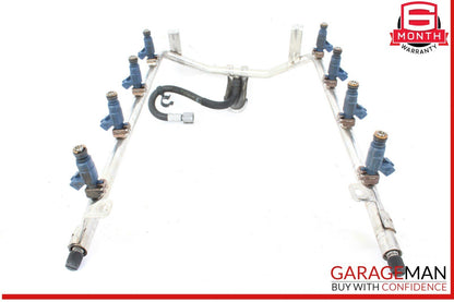 03-06 Porsche Cayenne 955 Fuel Injection Rail Fuel Pipe w/ Injectors OEM