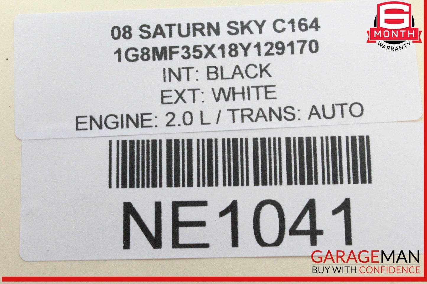 07-10 Saturn Sky Front Right Passenger Side Halogen Headlight Lamp OEM