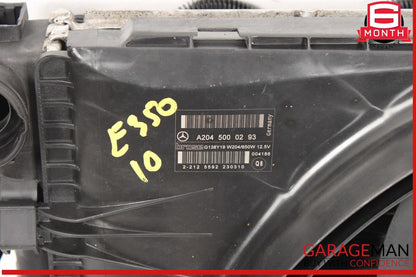08-20 Mercedes W212 E350 SLC300 Engine Radiator Condenser Cooling Fan Motor Assy