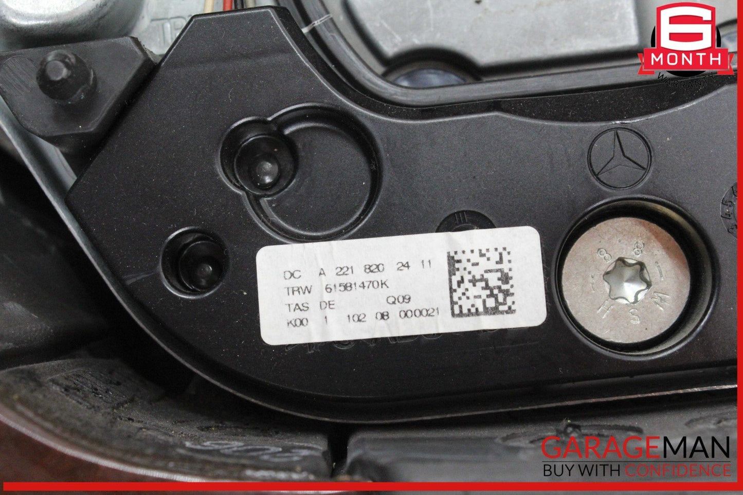 07-10 Mercedes W221 S550 4 Spoke Steering Wheel w/ Paddle Shifters OEM