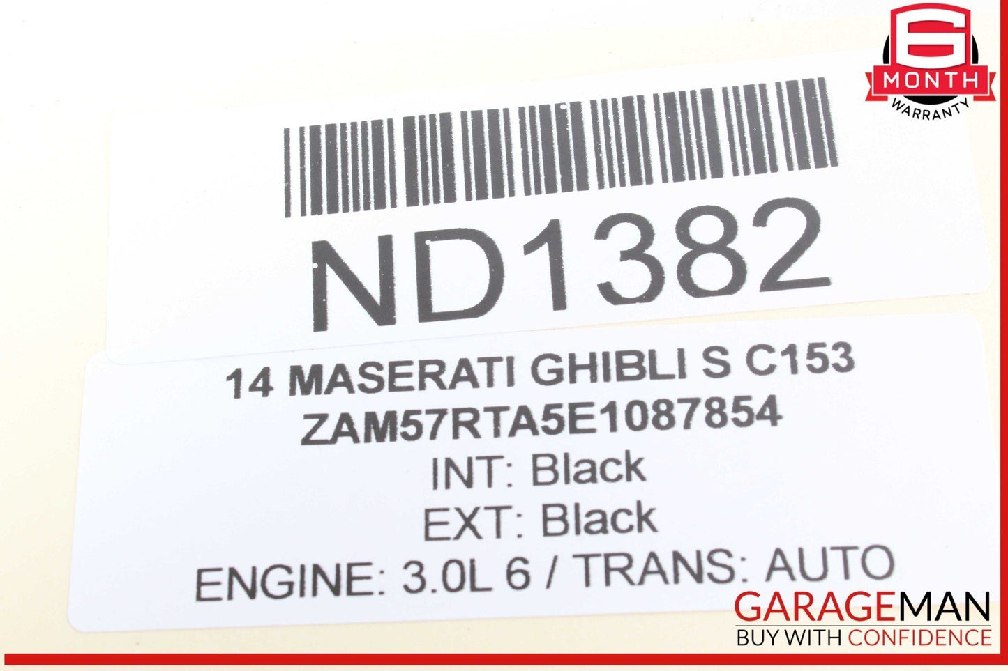 14-17 Maserati Ghibli S Rear Right & Left Side Door Sound Audio Speaker Set of 2