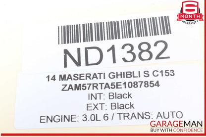 14-17 Maserati Ghibli S Rear Right & Left Side Door Sound Audio Speaker Set of 2
