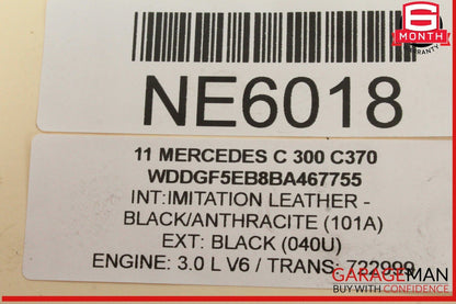 05-12 Mercedes W204 C300 Fuel Injector Rail w/ Fuel Injectors 2720700995 OEM