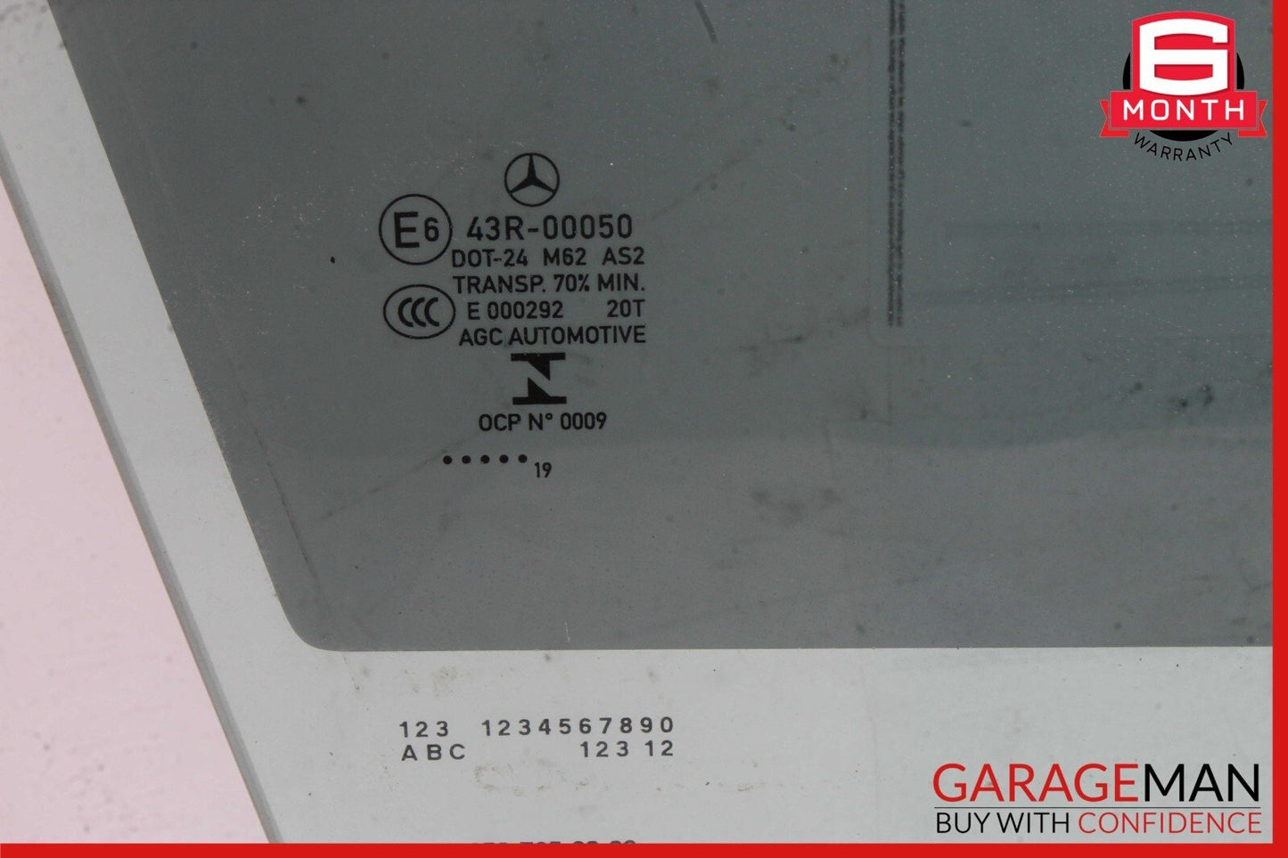 16-22 Mercedes X253 GLC300 GLC63 AMG Front Right Passenger Door Window Glass OEM