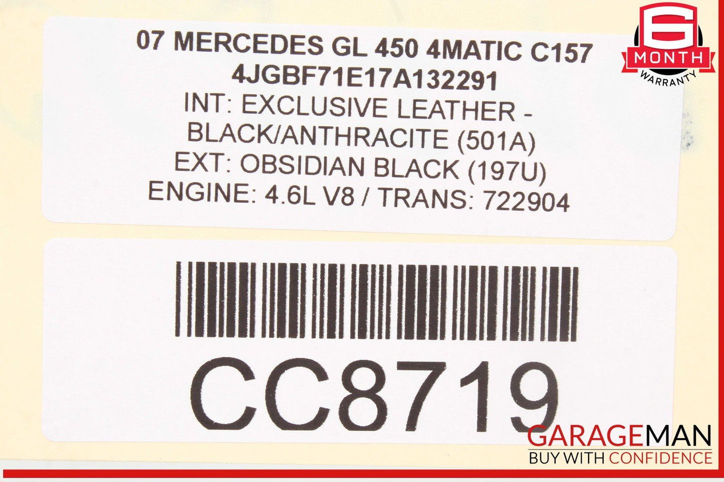 06-13 Mercedes X164 GL450 GL550 Engine Motor Radiator Cooling Fan Assembly OEM