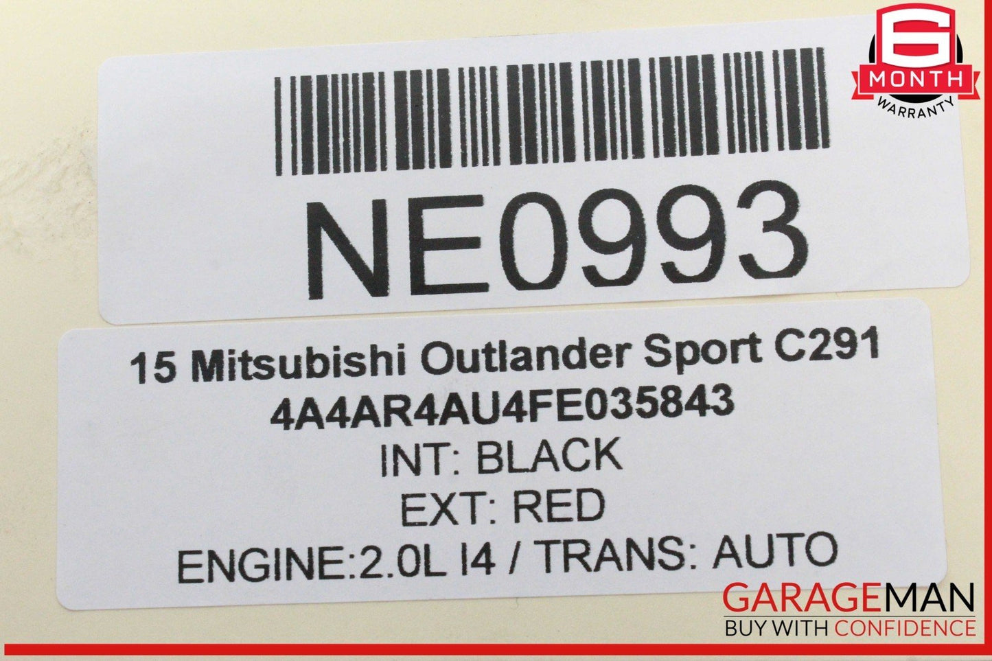 14-20 Mitsubishi Outlander Sport Front Left Side Combination Switch 8617A139 OEM