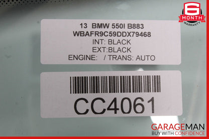 11-16 BMW F10 550i 535i 528i Sedan Front Windshield Window Glass OEM