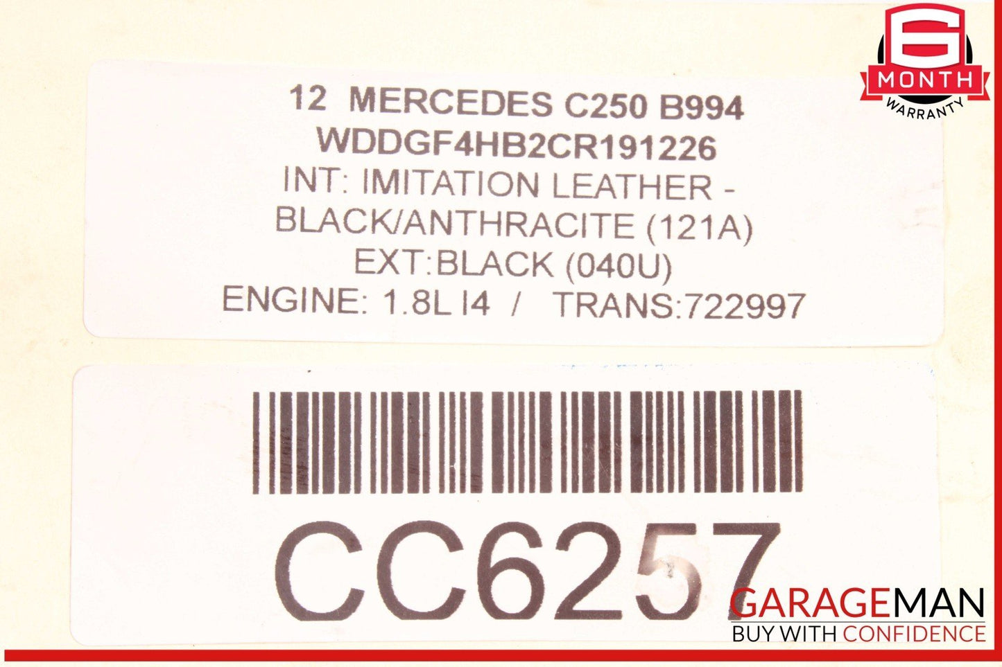 12-15 Mercedes W204 C250 Engine Motor Cooling Radiator A/C AC Condenser Assembly