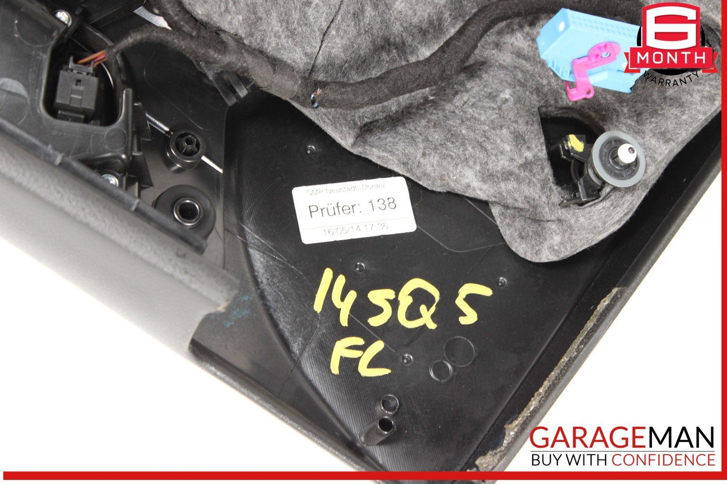 13-17 Audi SQ5 Q5 Front Left Driver Side Interior Door Panel Cover OEM