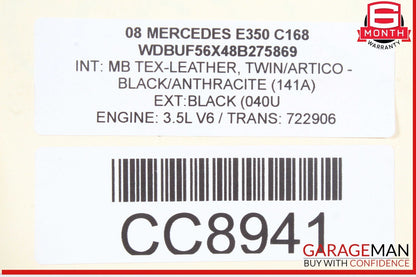 05-11 Mercedes W211 E350 RWD 7G Tronic Automatic Transmission Assy 722.906 187k