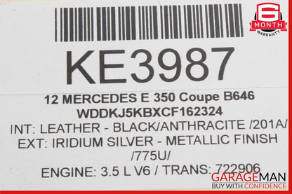 08-17 Mercedes W204 C300 CLS400 E350 Trunk Lid Latch Lock Actuator Assy