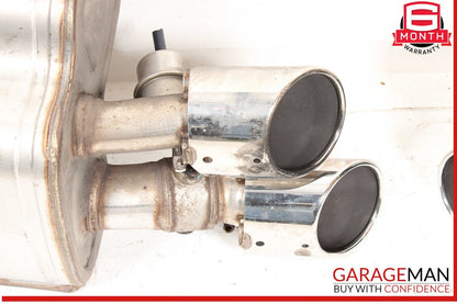 14-17 Maserati Ghibli Rear Left & Right Side Exhaust Muffler Tip Pipe Set of 2