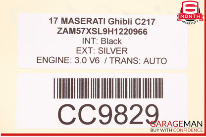 14-22 Maserati Quattroporte M156 Ghibli M157 AC Air A/C Condenser Cooler OEM