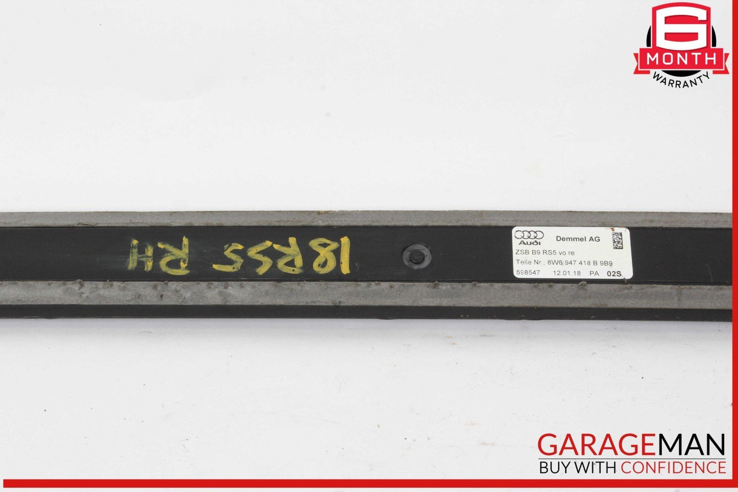 18-23 Audi RS5 Front Left and Front Right Side Door Sill Trim Set 8W6947417B OEM