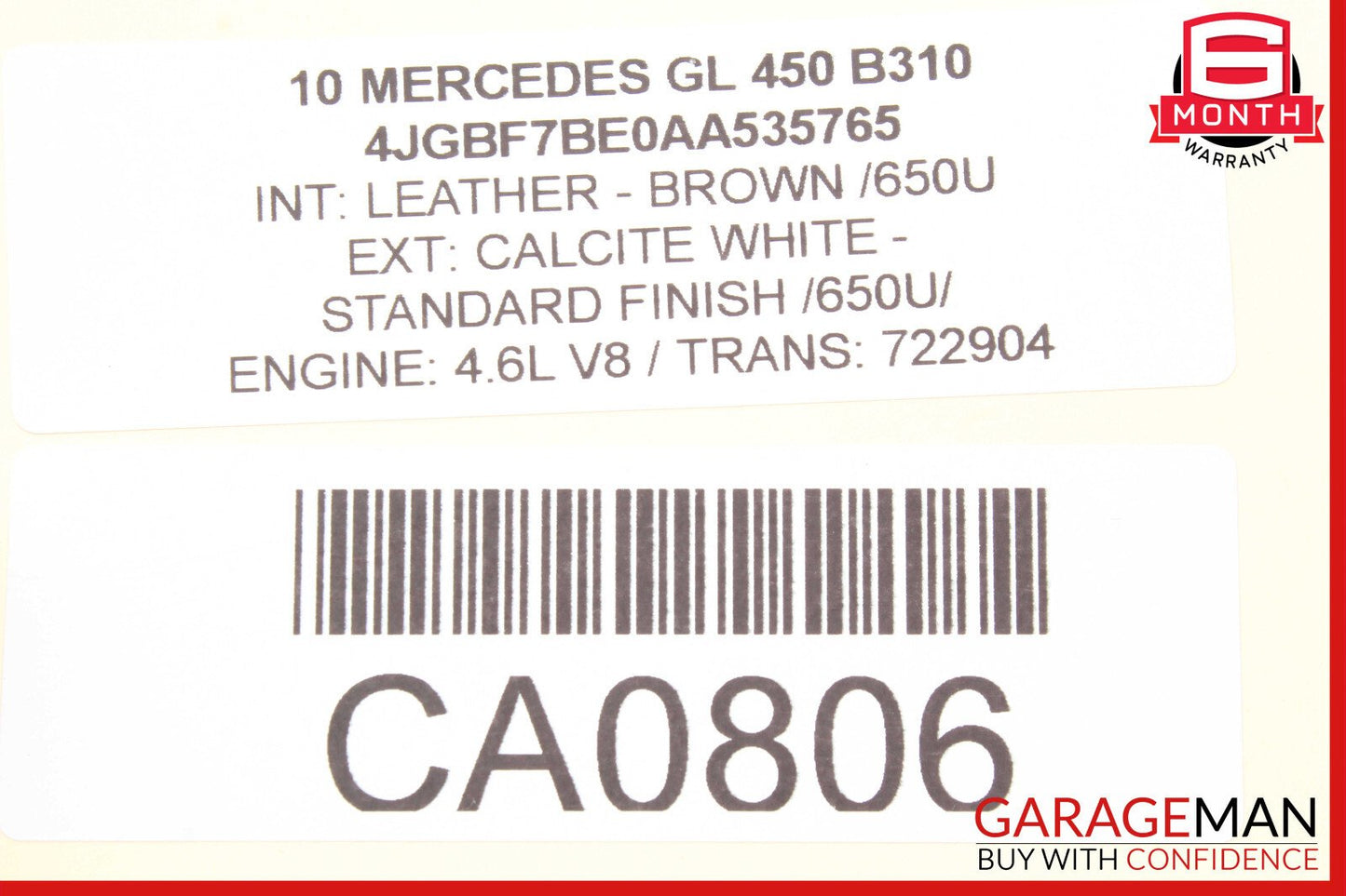 06-13 Mercedes X164 GL450 R350 ML350 Front Right Door Lock Latch Actuator OEM