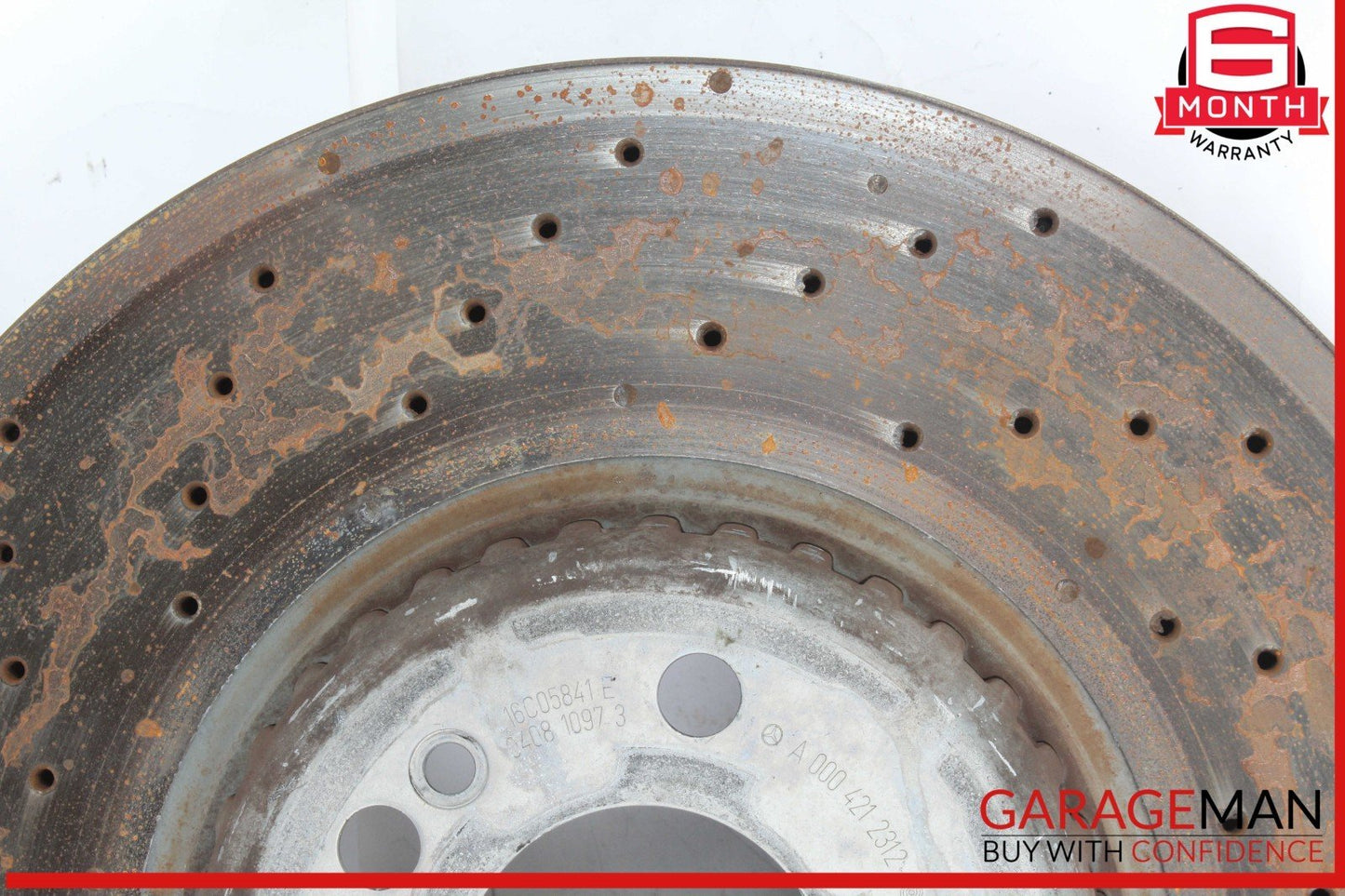 18-20 Mercedes X253 GLC350e Front Left and Right Side Brake Disc Rotor Set of 2