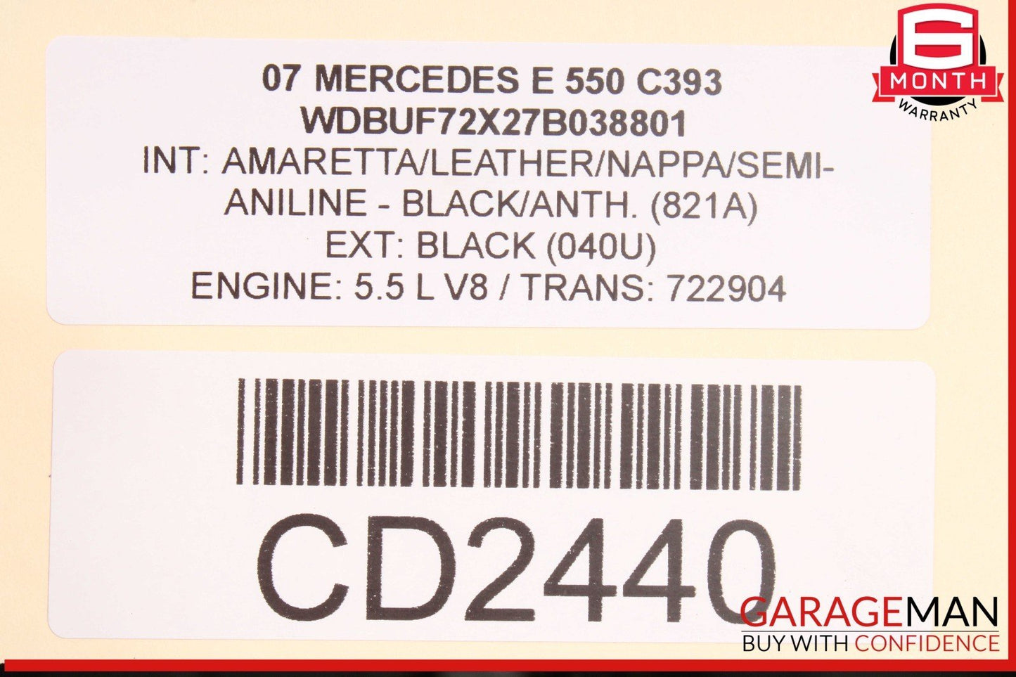 03-09 Mercedes W211 E550 E350 Front Hood Panel Bonnet Cover Assembly OEM