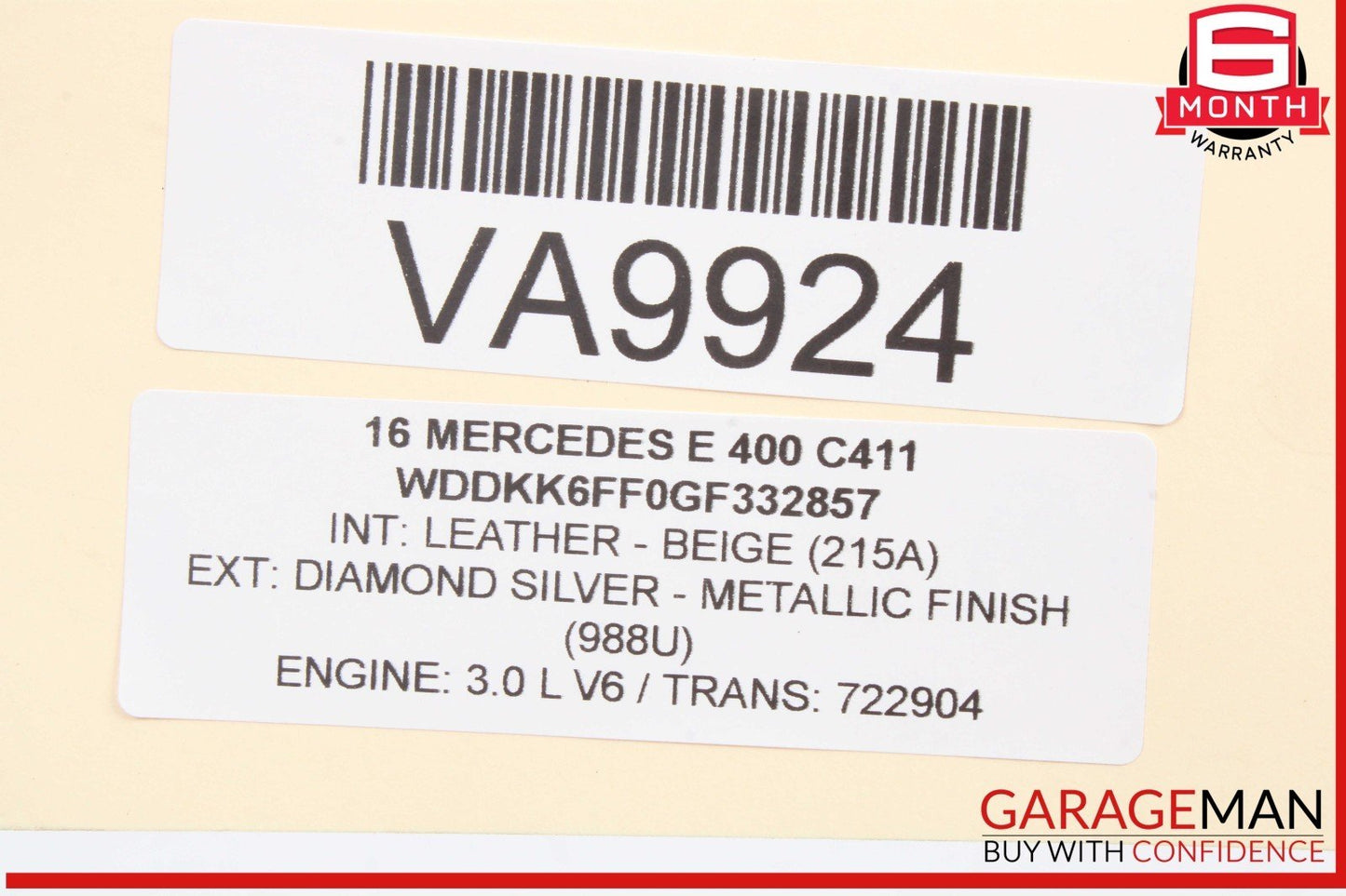 10-16 Mercedes W212 E400 E350 Front Windshield Window Linkage w/ Wiper Motor OEM