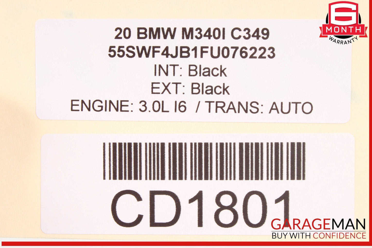 20-24 BMW M340i G20 3.0L Fuel Gas Tank Reservoir Assembly OEM