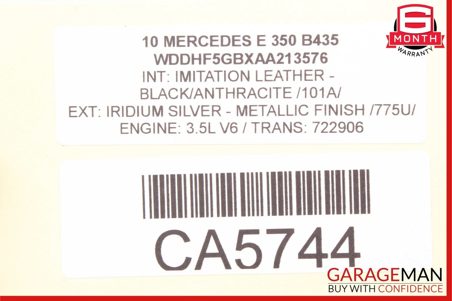 08-16 Mercedes W204 C350 E350 C63 AMG Rear Right Side Door Latch Lock Actuator