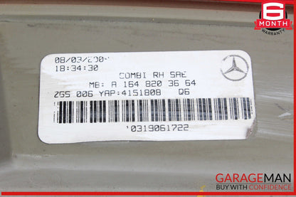 10-12 Mercedes X164 GL450 GL550 Rear Right Side Taillight Tail Light Lamp OEM