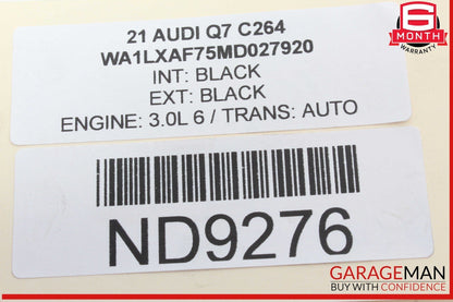 17-24 Audi Q7 Rear Right Passenger Side Spindle Knuckle Wheel Hub 4M0505432AF