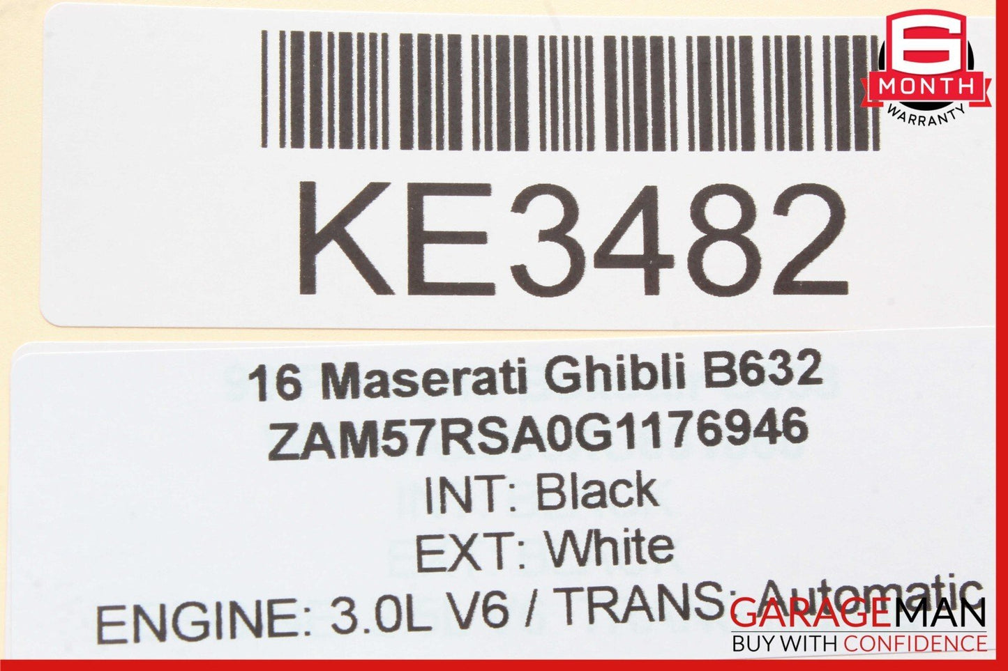 14-21 Maserati Ghibli Right Side Turbo Intercooler Hose Pipe Pressure Tube OEM