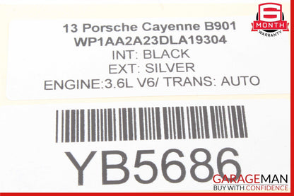 11-17 Porsche Cayenne 958 S Steering Column Dash Trim Cover Panel Assembly OEM