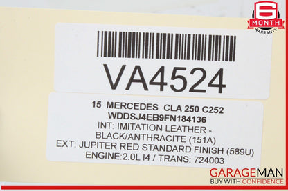 14-20 Mercedes W117 CLA250 M270 Intercooler Air Cooler Radiator OEM