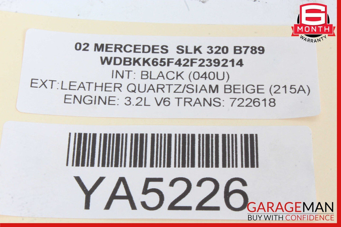 97-04 Mercedes R170 SLK320 SLK230 Front Right & Left Door Sound Speaker Set of 2