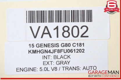 15-17 Hyundai Genesis G80 Right Side Exhaust Camshaft 24370-3F500 OEM