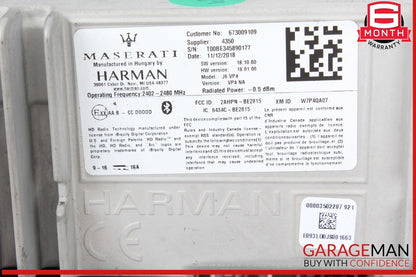 14-20 Maserati Ghibli Front Dash Dashboard Info GPS Navigation Display Monitor