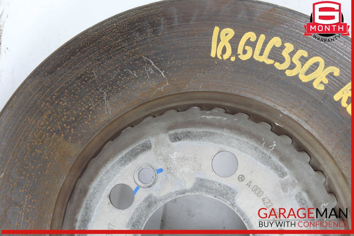 18-20 Mercedes X253 GLC350e Rear Left and Right Side Brake Disc Rotor Set of 2