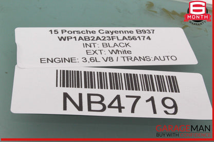 11-18 Porsche Cayenne 958 Front Right Passenger Side Door Window Auto Glass