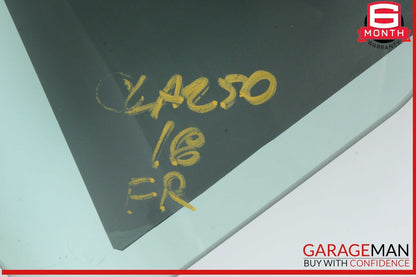 14-19 Mercedes W117 CLA250 Front Right Door Window Auto Glass OEM