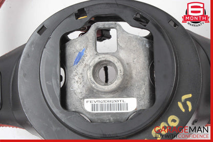 12-17 Fiat 500 Steering Wheel Black & Red Leather P1VN07JXWAE