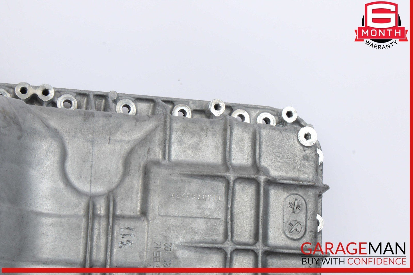 05-11 Mercedes W211 E350 Engine Upper Oil Sump Baffle Pan 2720142102 OEM