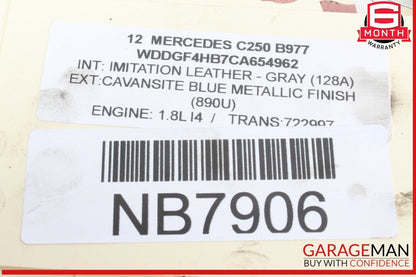 12-15 Mercedes W204 C250 SLK250 1.8L M271 Fuel Injector Rail Line Assembly OEM